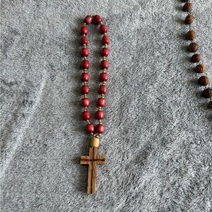 Cross religious Christian. New. Holy Land. Hand carved